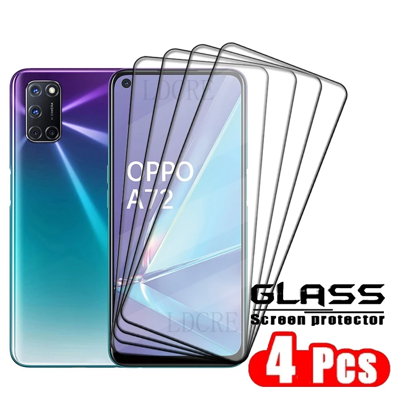 4-Pack Tempered Glass Screen Protector 9H HD Full-Coverage Film