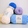 50g/Roll 2mm Thin Chenille Yarn Hand-Woven DIY Doll Craft Scarf Woven Soft Warm Yarn Blanket Crochet Knitting Thread 145 Meters 6