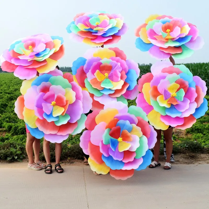 Opening Dance Dance Umbrella Sports Meeting Entrance International Children's Day Kindergarten Performance with Peony performance umbrella