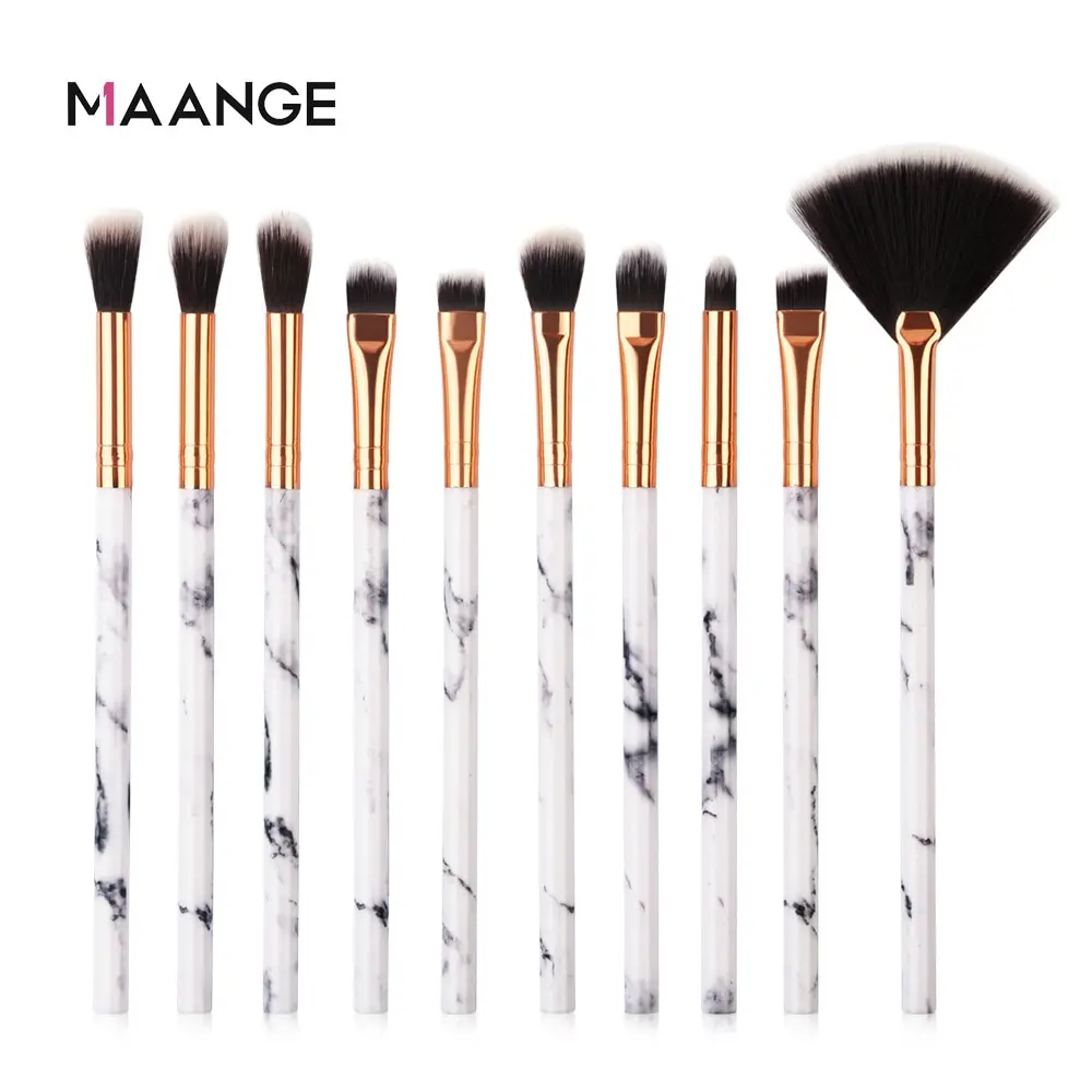 MAANGE 10 Marbling Eye Makeup Brush Set Beauty Tools 5631