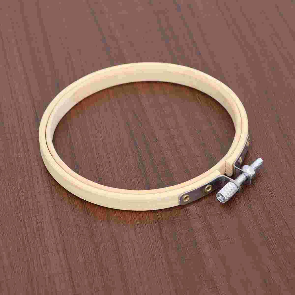 1Pc Bamboo Embroidery Hoop Set Cross Stitch Frame Needlework Sewing Hoops Quilting Circle Diy Embroidery Tool Crafts