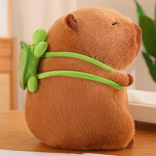 Almofada de pelúcia capivara - Brinquedo de pelúcia de capivara realista, Brinquedo de pelúcia de animais de pelúcia de capivara selvagem rastejante,  boneca de pelúcia fofa animal de desenho Umifica