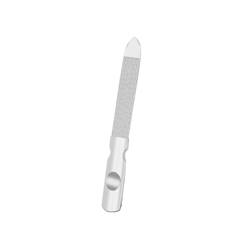 1Pcs Stainless Steel Nail File Double Sided Manicure Pedicure Grooming For Professional Finger Toe Nail Care Tools