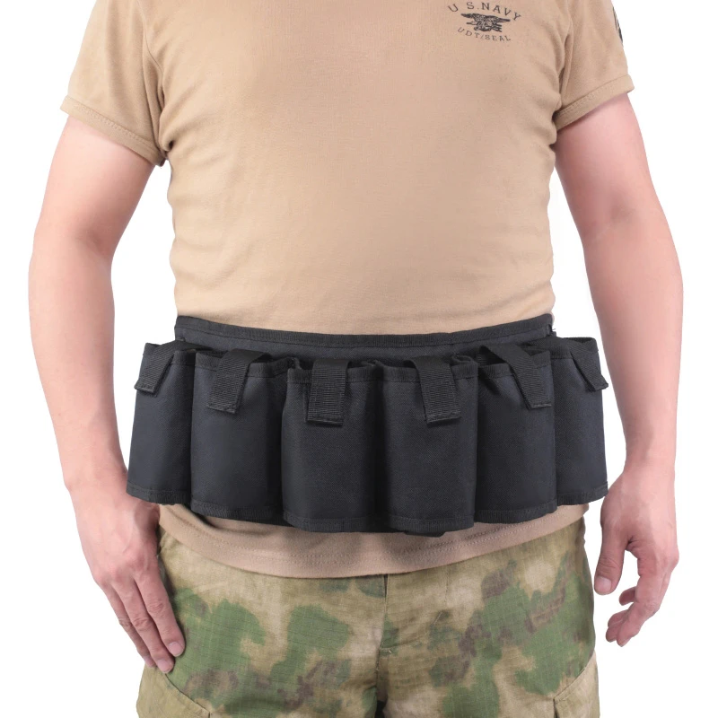 Outdoor Tactical Multifunctional Waist Hanging Six Company EDC Tools Grocery Bag Storage Pouch