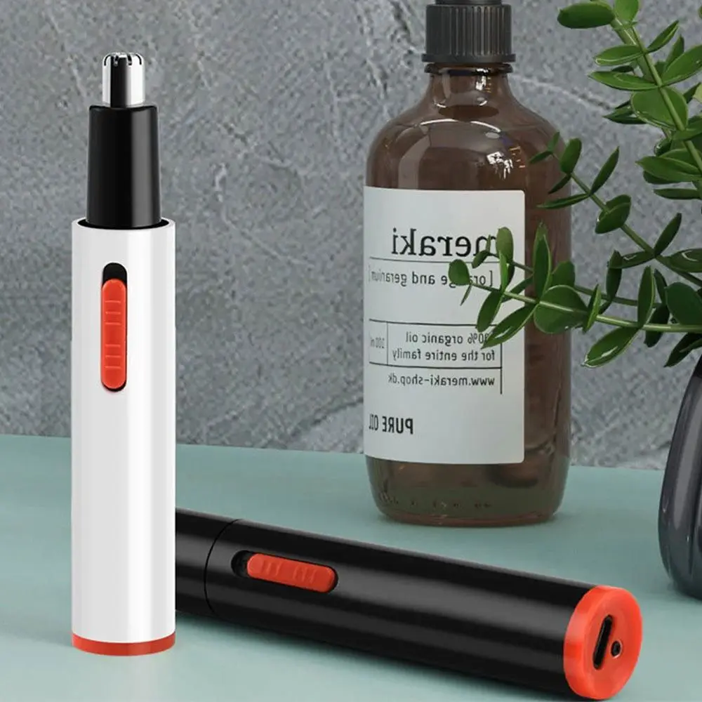 Electric Nose Hair Trimmer For Men USB Rechargeable Nose Hair Cleaner