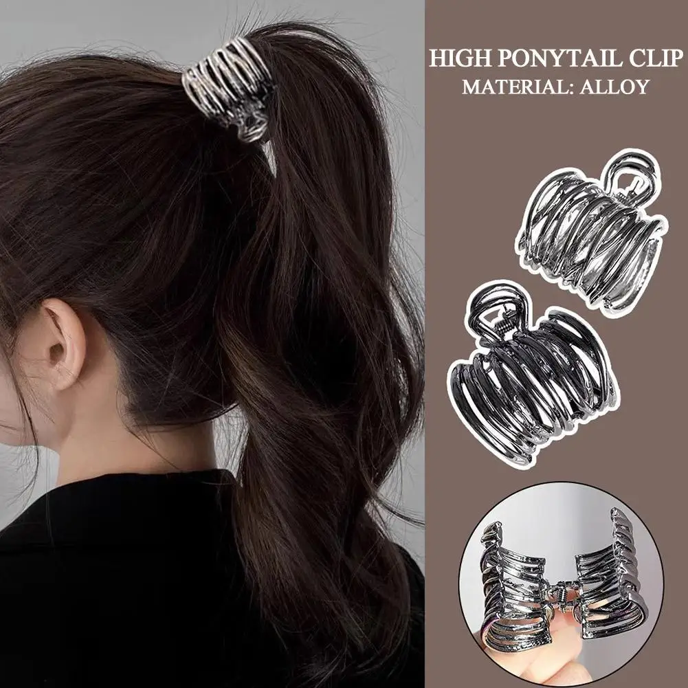 

New Luxury Personality Hair Claws Fashion High Ponytail Clip Shark Clip Advanced Sense Headwear Hair Accessories