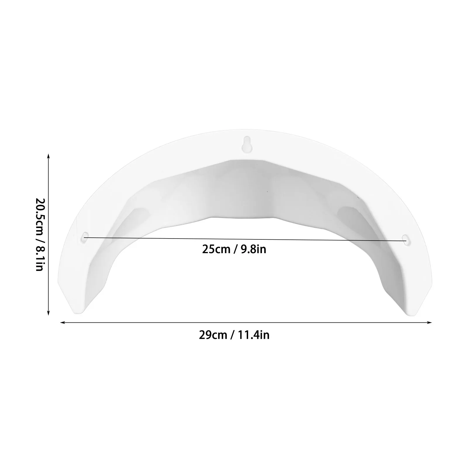 Camera Protective Roof Surveillance Camera Wear Resistant Hard Ample Inner Space Sun Rain Shade Firm for Dome PTZ Type