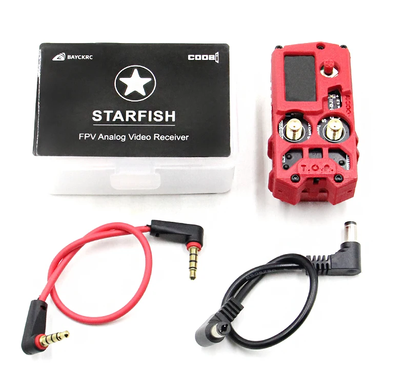 

BAYCK D1-DJ STARFISH FPV Analog Dual Video Receiver RX5808 5.8G 48CH 2-6S for DJI V1 V2 FPV Goggles Freestyle Parts