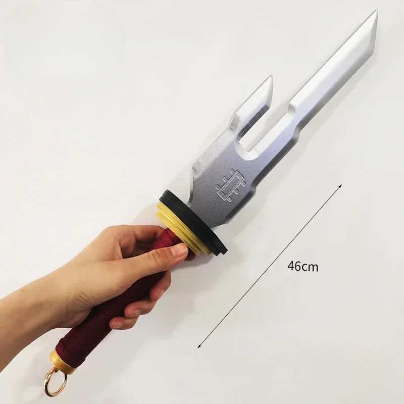 New 46cm Fushiguro Toji Inverted Spear of Heaven Jujutsu Kaisen Wooden Sword Weapon Model Ornaments Collection Crafts Toys Gifts 6