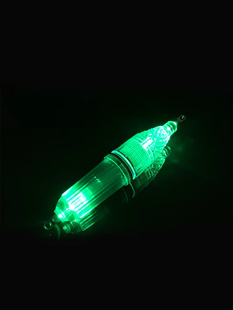 Underwater LED Luminous Fishing Light - Dual Light Waterproof Nighttime Fish Attractor