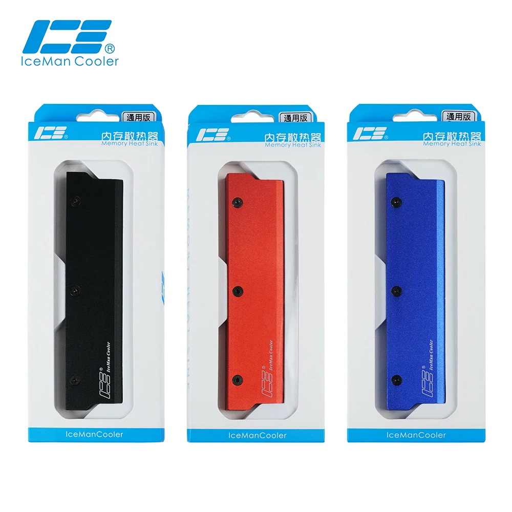 IceManCooler RAM Heatsink Aluminum Alloy Armor For Memory Heat Sink RAM
