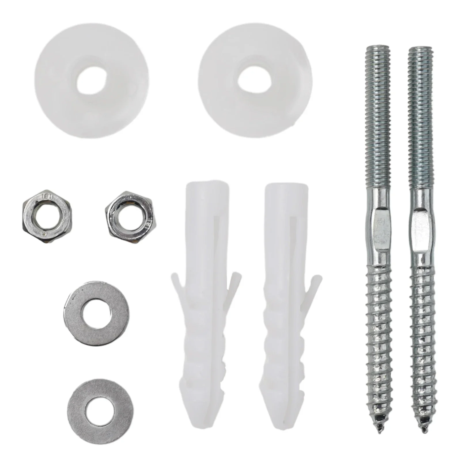 1set Bathroom Wall-Mounted Washbasin Screw Bolts Set Basin Repair Fixings Fitting Screws Washers Bathroom Accessories