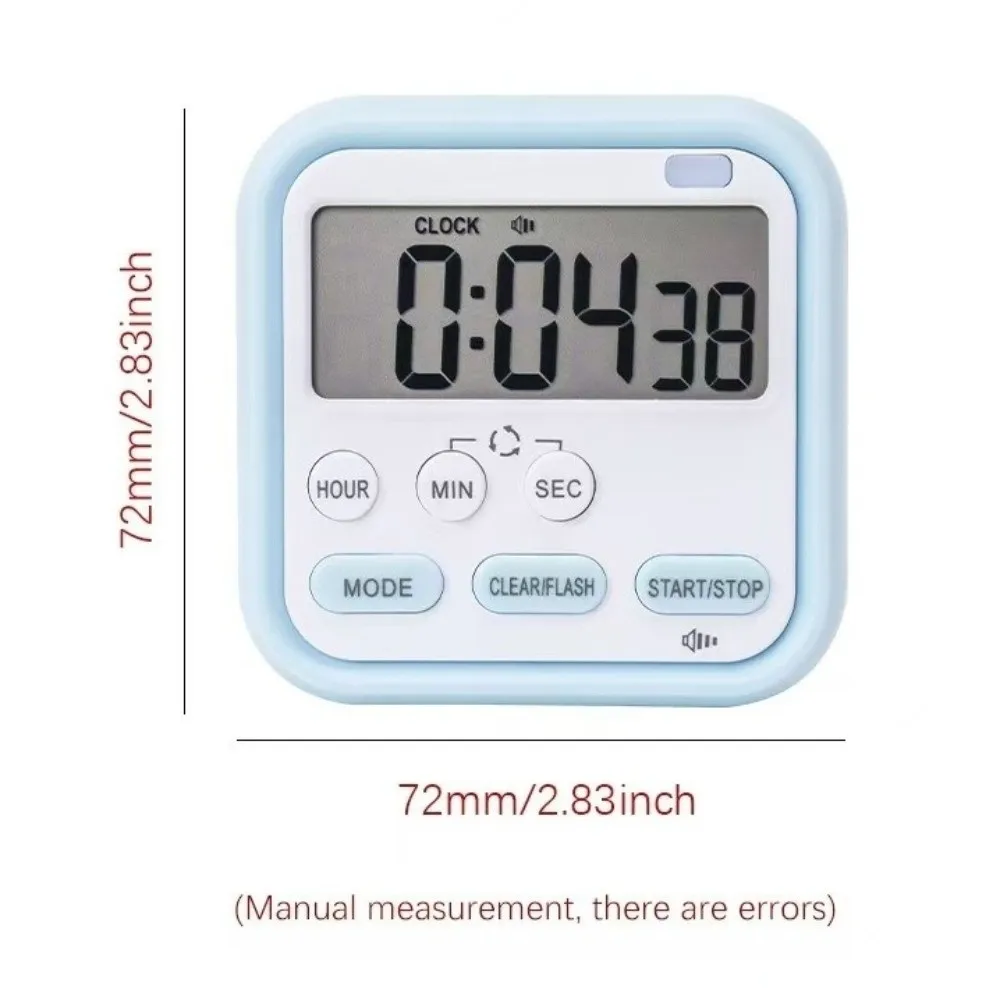 Adjustable Volume Digital Kitchen Timer with Multifunctional Display