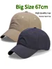 67cm Big Size Summer Quick Drying Baseball Cap Man Breathable   Large Plus Head Size Sun Hats Male  Outdoor  Sport  Visor Cap 3