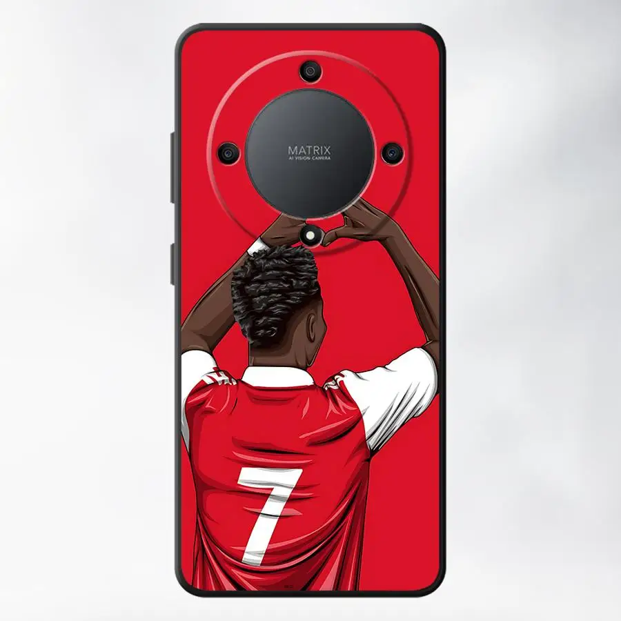 Football Star Numbers Soft Phone Case Cover