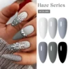 MSRUIOO 6Pcs/Set Gray Color Series Gel Nail Polish With BoxHaze Semi Permanent Nail Art Gel Varnish Manicure For Nails Winter 3