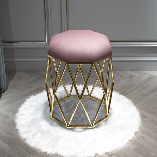 Manicure Makeup Soft Chair Nordic Ins Dressing Stool Home Furniture Shoe Changing Stools Living Room Ottomans Vanity Chair