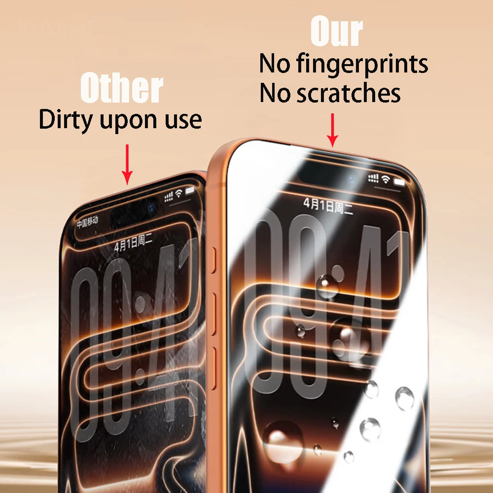HD Glass Screen Protector with Oleophobic Coating - 3-5 Pack Tempered Glass Protective Film
