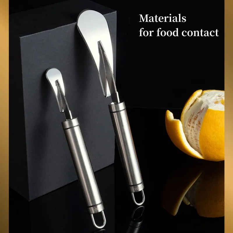 Newest Orange Peeler Stainless Steel Lemon Orange Peeler Practical Fruit Grapefruit Opener Cutter Kitchen Gadgets For Household