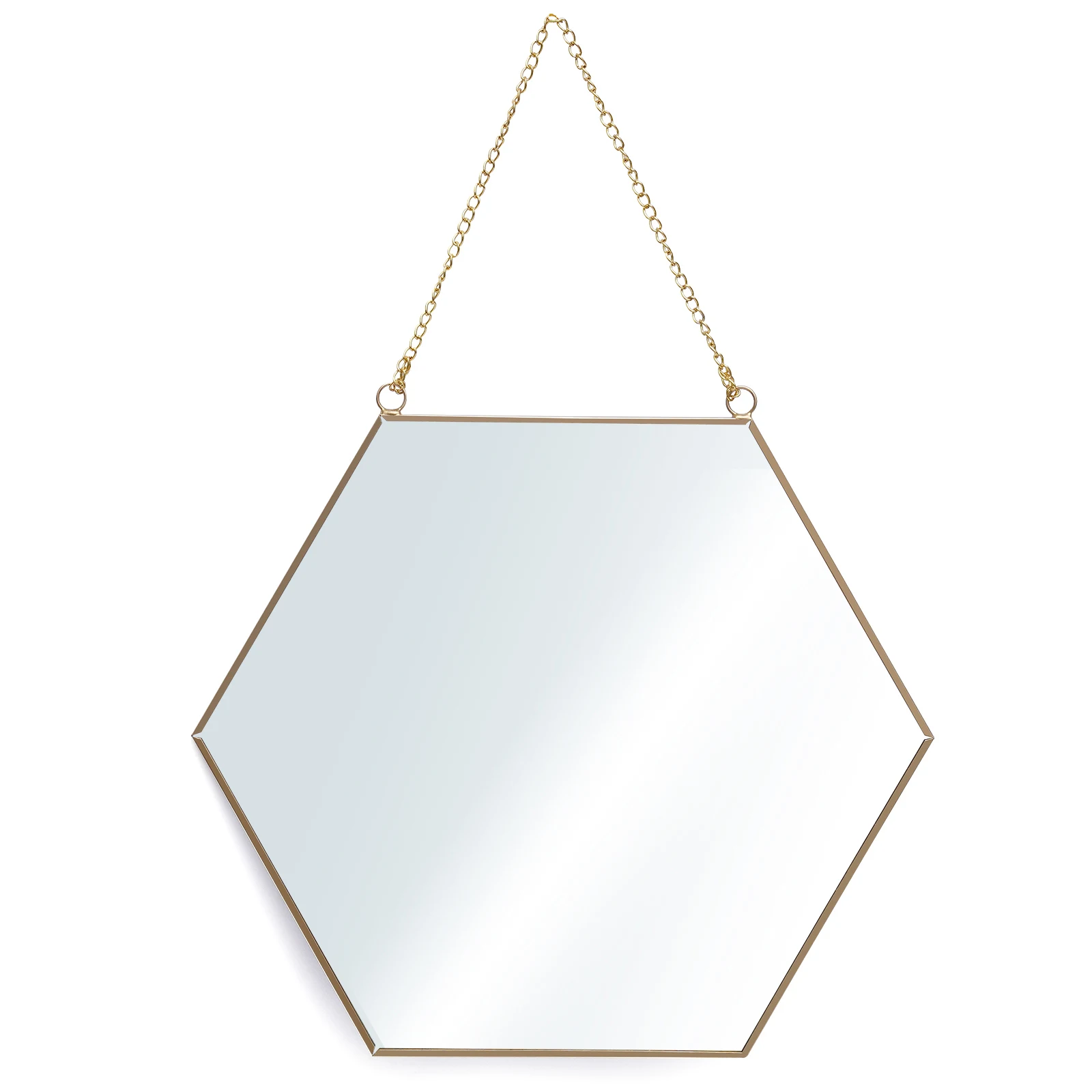 LOYALHEARTDY Wall Mounted Mirrior Creative Unique Mirrored Clean Home Wall Hanging Geometric Mirror Bathroom Makeup Decoration