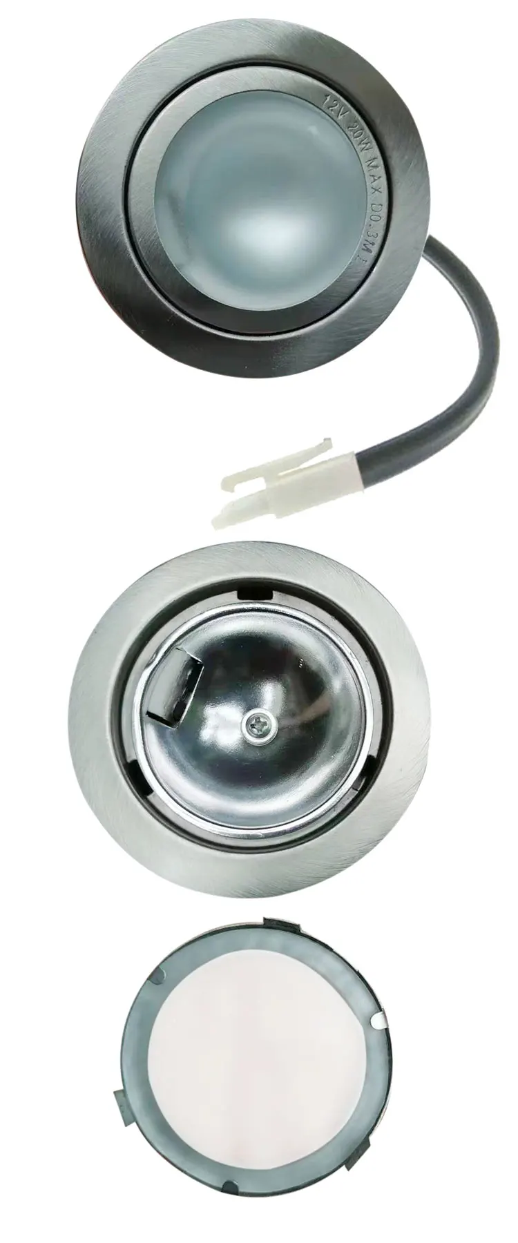 20W Halogen G4 Cabinet Light Diameter 68mm for G4 High Power Light AC 12V Puck Cupboard Lights Showcase Washing Room led puck light