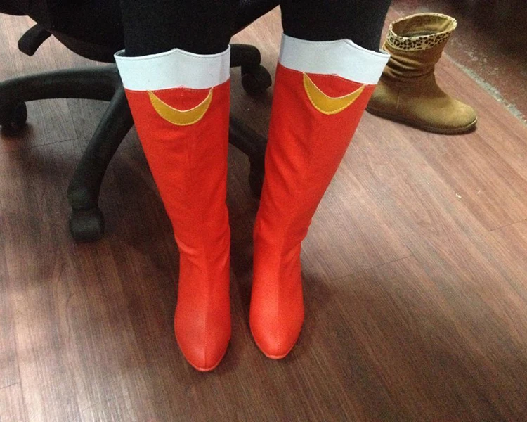 Cosplay Shoes Japanese Anime Sailor Moon Red Boots