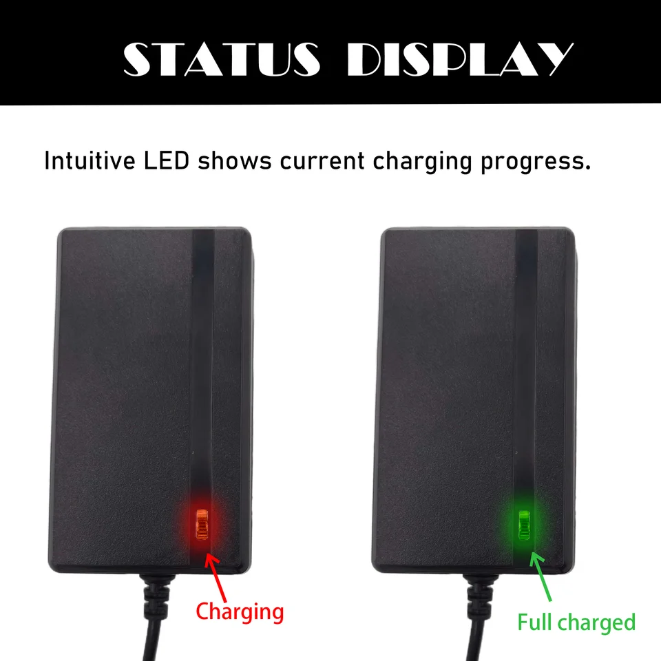NASTIMA 12 V 1 A elektrische kinderautolader voor kinderen, SUV, ATV, motorfiets, enz., universele 12 V-oplader met indicatielampje, uitgerust met 8 soorten converter