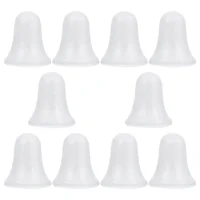 10 Pcs Bubble Bell Foam Christmas Bells Shape Crafts Upholstery Polystyrene Model Baby 2