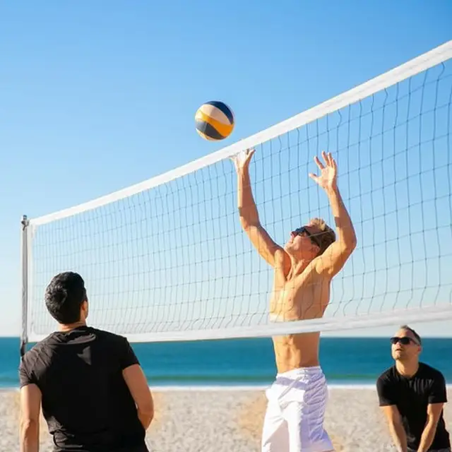 Outdoor Volleyball Net Folding Replacement Mesh For Badminton Volleyball Supplies Replacement Net For Leisure And Entertainment 2
