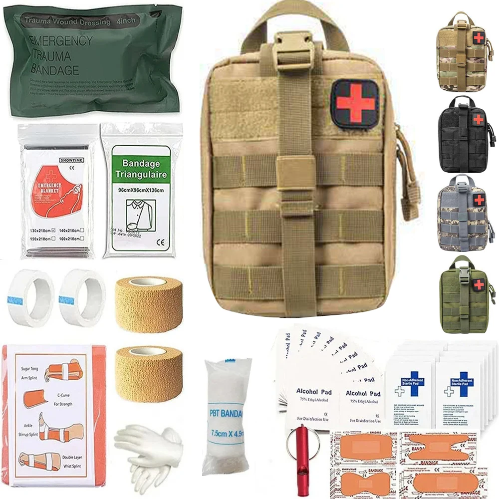 Camping Survival Equipment, Backpack First Aid Kit