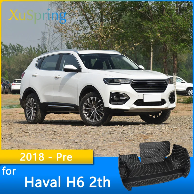 

Car Trunk Mat Cargo Liner For Great Wall Haval Hover H6 2th 2018 2019 2020 2021 Rear Tail Durable Boot Cover Protective Styling