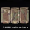 Tactical Triple 762 Magazine Pouch Elastic Retention Hook&Loop Rifile MAG Bag Built-in Plate Carrier FCPC FCSK Hunting Airsoft 1