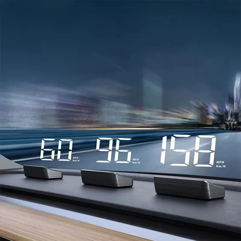 Speedometer HUD Head-Up Display with GPS Compass & Windshield Projection
