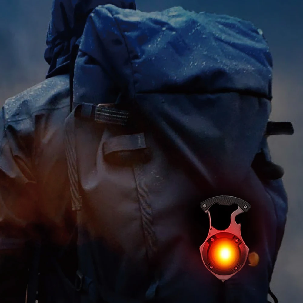 Work Light 1PC Portable COB Keychain Flashlight LED Mini Work Lights Floodlight Type C Rechargeable Bottle Opener Outdoor Camping Light