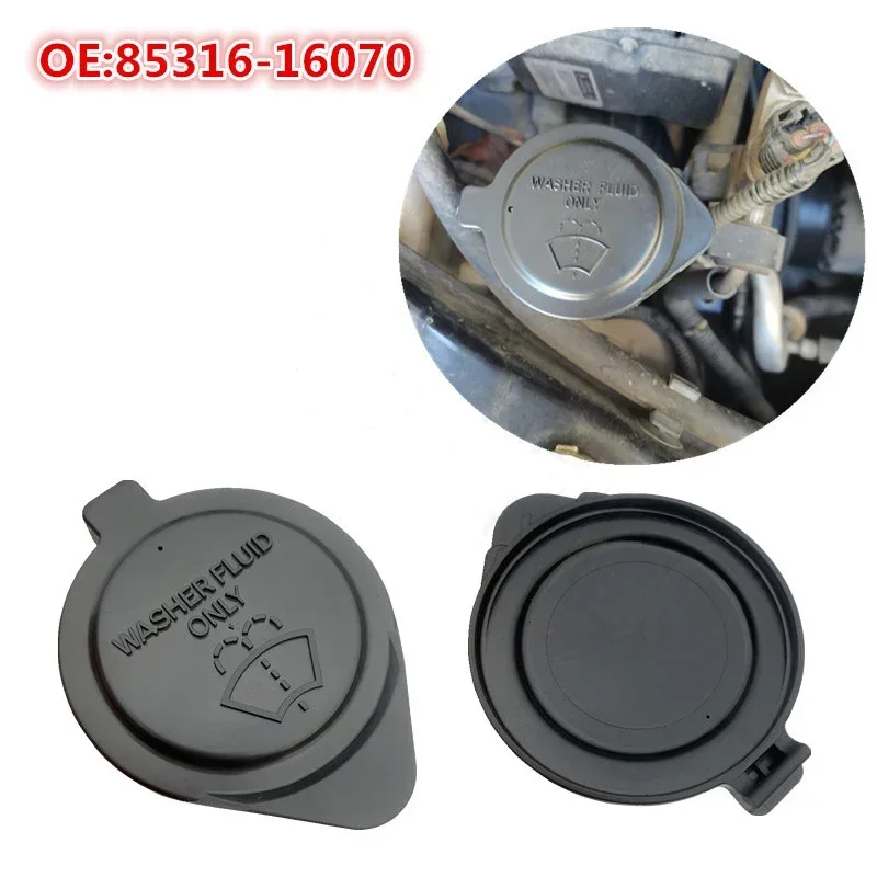 Car water bottle cap glass water filler cap wiper spray bottle seal plastic tank cover 1PC For Toyota Lexus Camry 85386-60050 fuel tank cover fuel tank cap fuel cap
