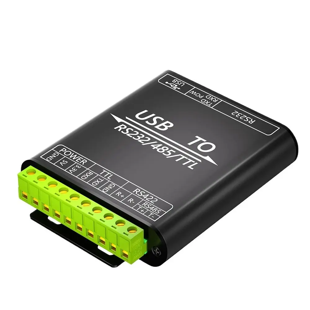 

Преобразователь USB в RS232/485/422/TTL с чипом CP2102, промышленный изолированный USB-адаптер с многоуровневой защитой