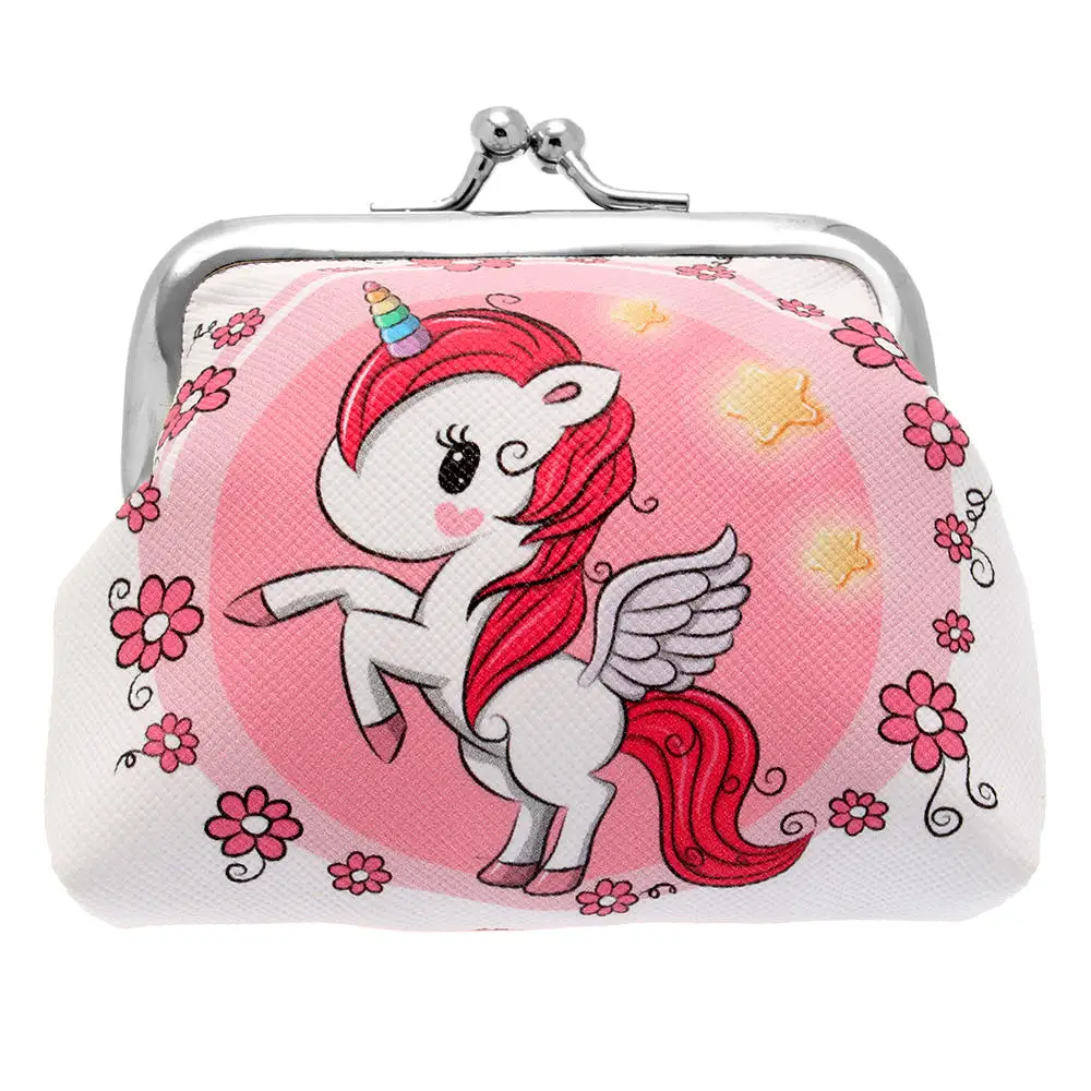 Women Wallet Women's Wallet Mini Unicorn Wallet Card Holder Case Coin Purse Clutch Change Bag Children's Wallets Change Holder Bags For Girls coin purse women wallet