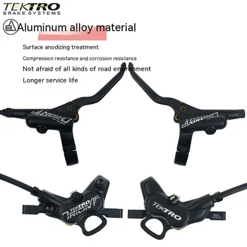Tektro Disco olio alto M745 a quattro pistoni Freno olio per mountain bike Dispositivo freno a disco idraulico Disco olio freno bilaterale