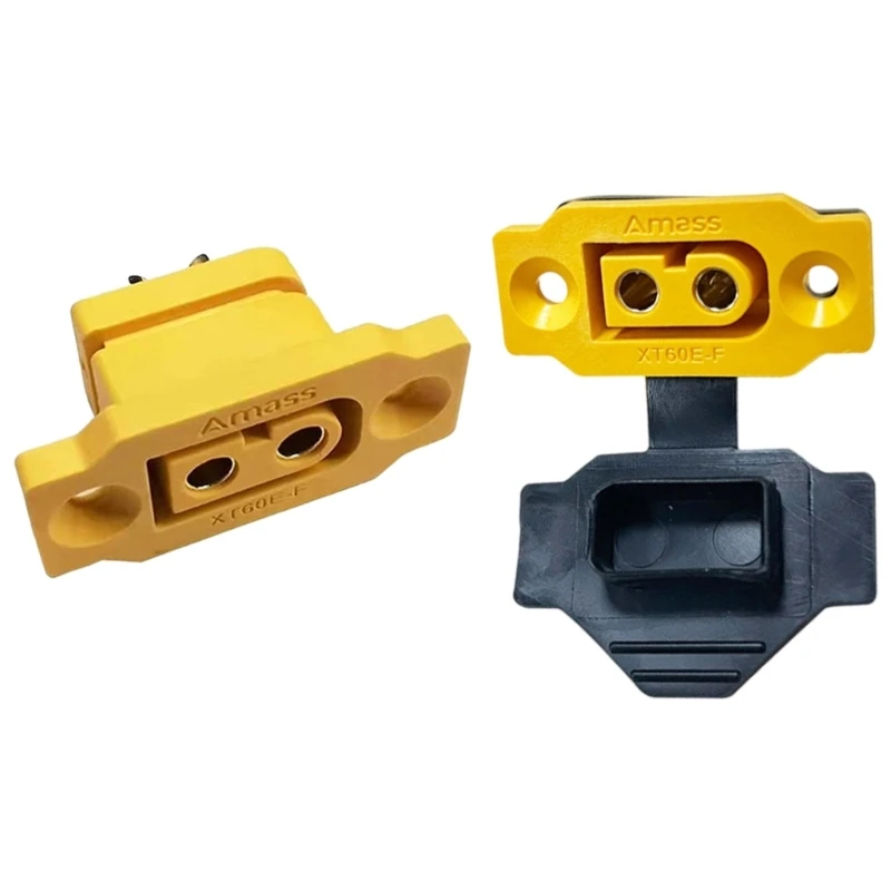 XT60 Connector XT60E Female Connector XT60E-F XT60 Socket Plug Panel Mount Fixed With Screws