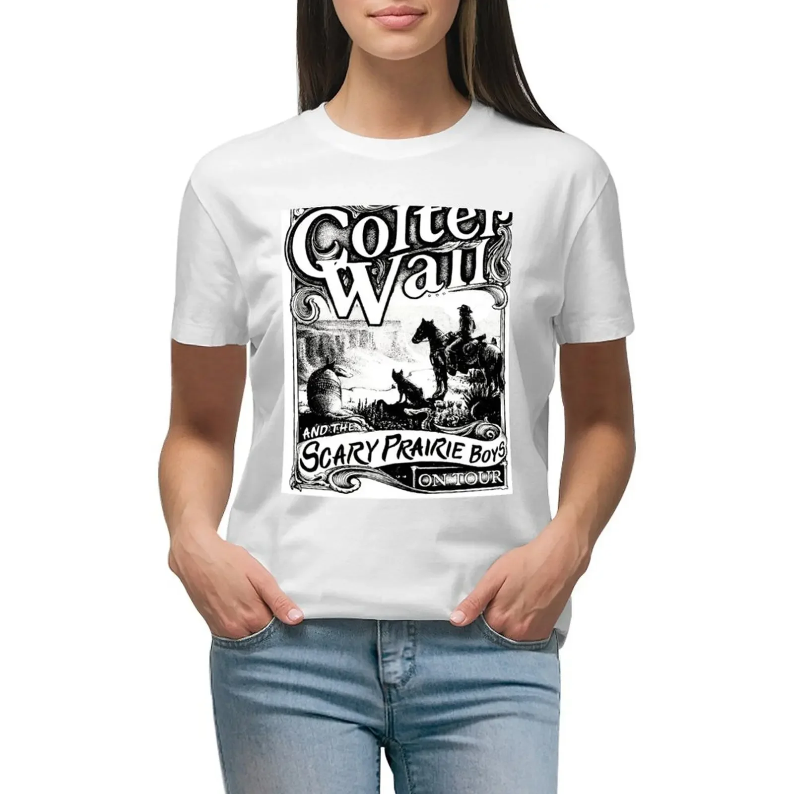 

colter wall on tour 2021 nekat12 Essential T-shirt plus size tops Aesthetic clothing summer top Women's summer blouses 2024