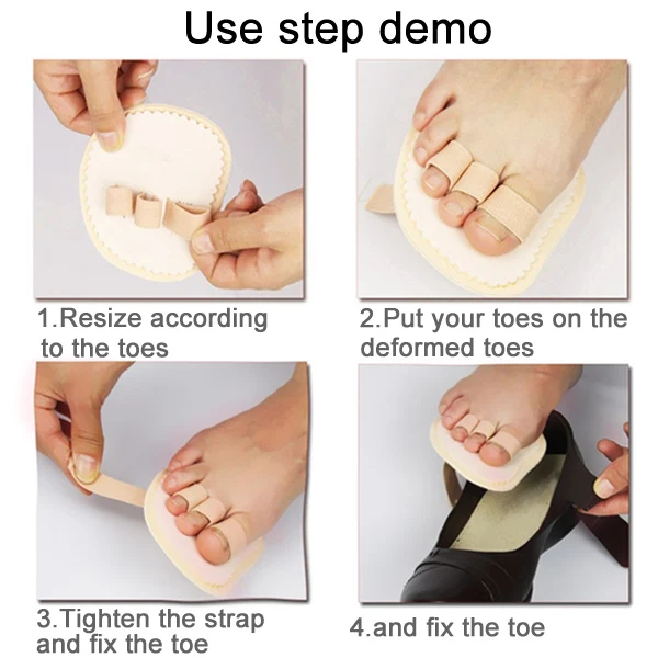Orthotic Toe Separator And Hallux Valgus Support Bandage Set_voghion.com