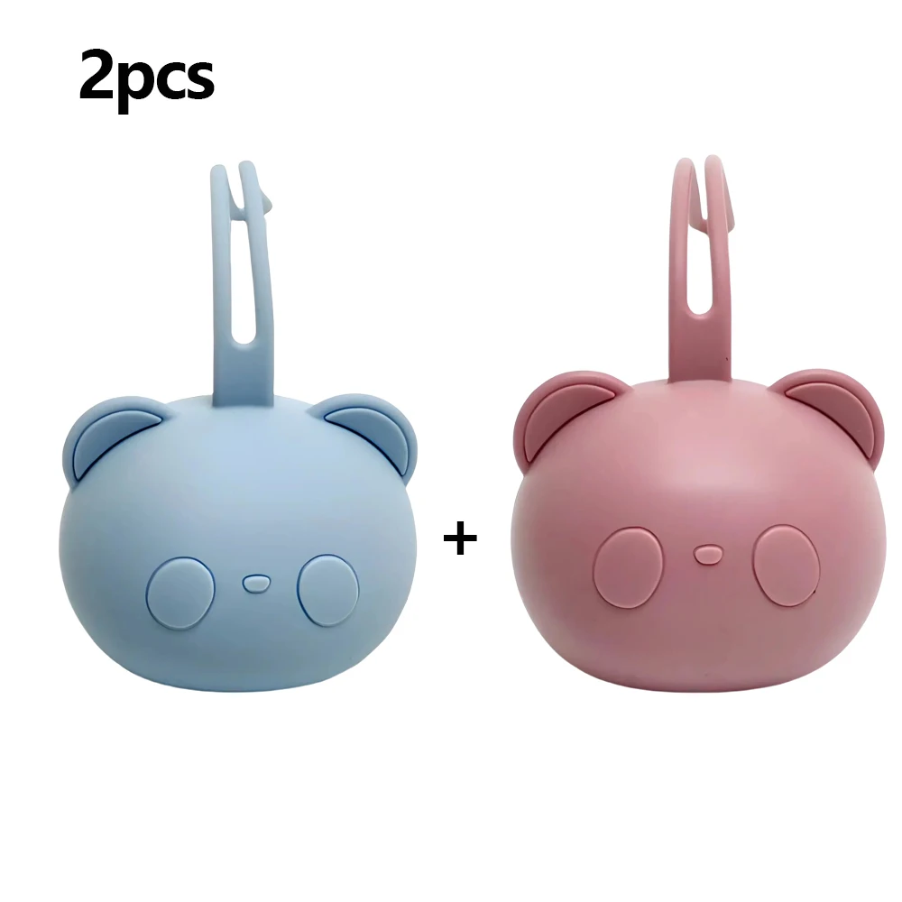 Pacifier Holder 1/5pcs Bear Pacifier Bag Silicone