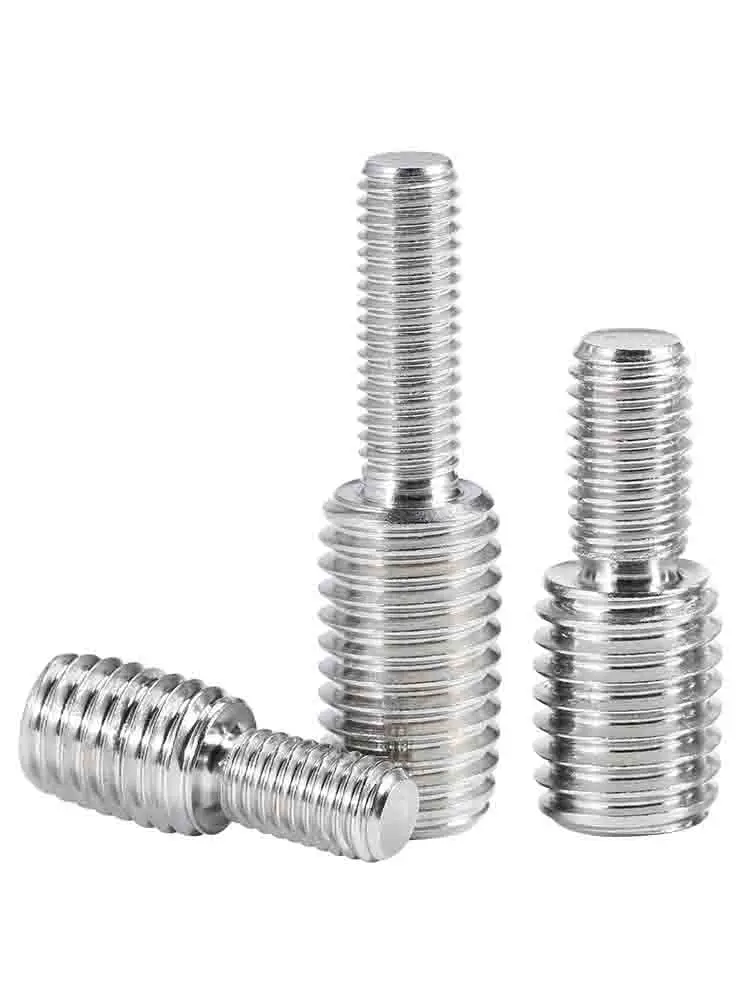 M6 M8 M10 M12 A2 Stainless Steel Threaded Rod Bar Studs With Hex Connector Nuts - Long Lengths