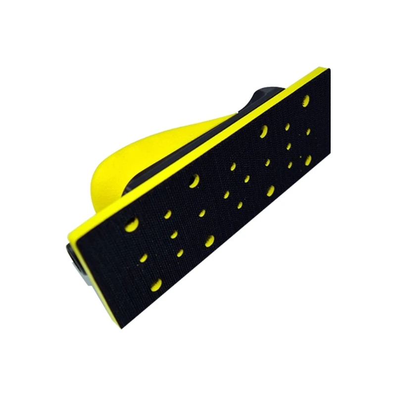 Practical Vacuum Hand Sanding Block Hook & Loop Disc for Wood Polishing Household Cleaning Car Maintenance Fine Grinding