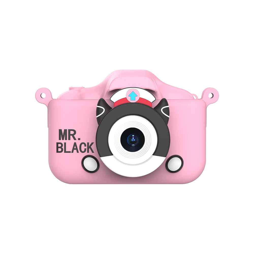 미니 검은 고양이 탐정 카메라 어린이 카메라 장난감, 32GB SD 카드 포함, 비디오 포함 용 디지털 카메라