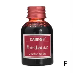 Vibrant 30ml Fountain Pen Ink for Smooth, Effortless Writing - Ideal for Office and Stationery Supplies (Wine red)