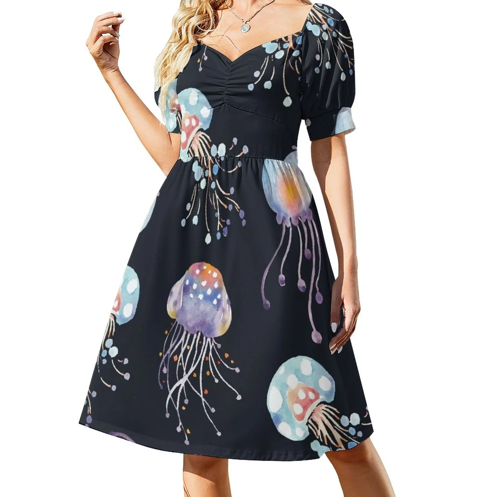 

Patters Everyday | What's in the deep sea Sleeveless Dress Summer dresses for women