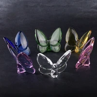 Luxury Crystal Butterfly Nordic Transparent Crystal Butterfly Ornament Creative Wedding Gift Glass Crystal Lucky Butterfly - Image 2