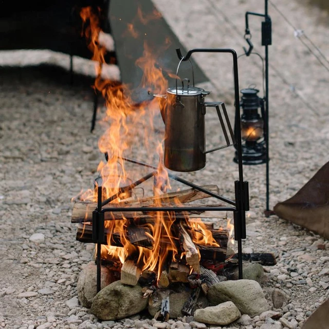 Camp Fire Cooking Racks Over The Fire Cooking Equipment Triangle