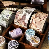 1pcs/1lot Decorative Adhesive Tapes  old letter from Akeno Junk Journal DIY Paper Japanese Masking Scrapbooking Stickers 1